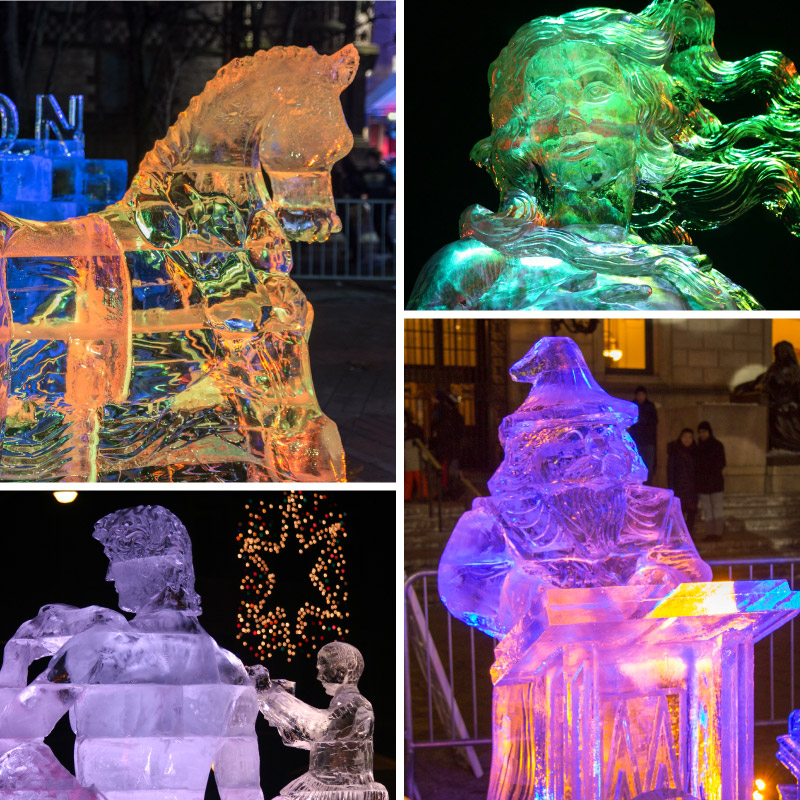    Fn Ice Sculpture Collage 